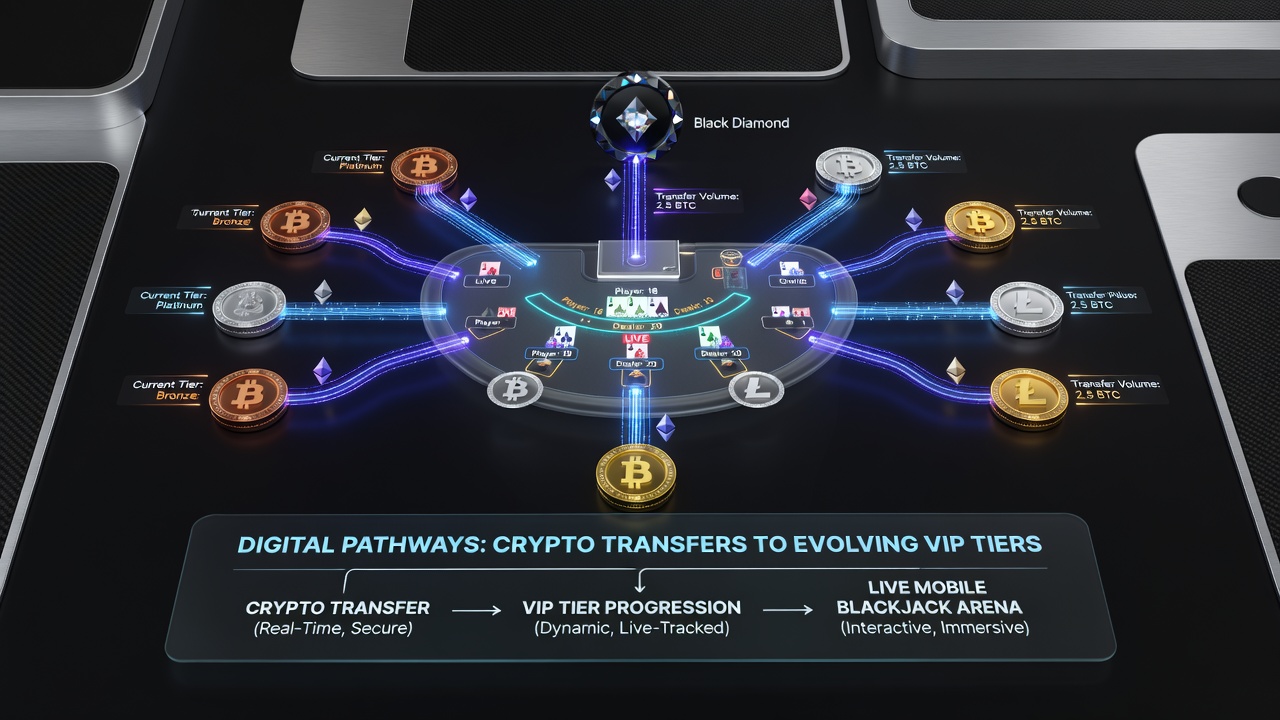 Mobile Blackjack-Sessions mit Krypto-Transfers und VIP-Entwicklung