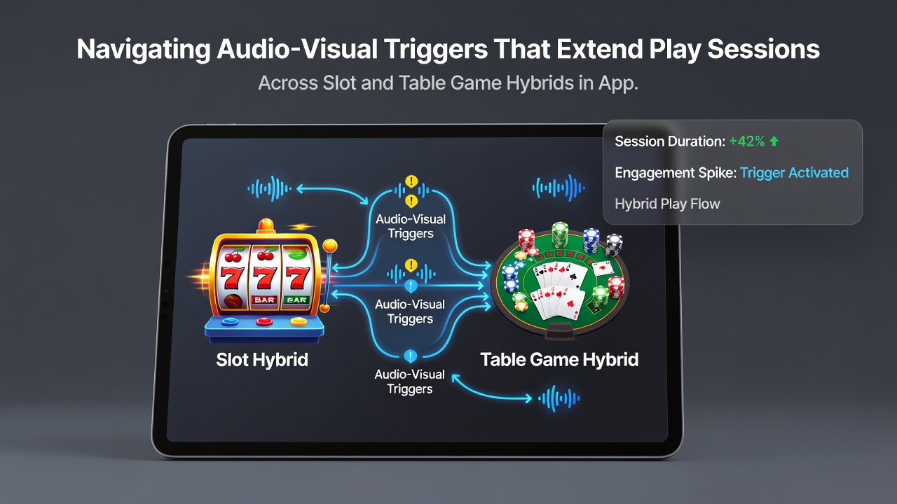 Beispielhafte Darstellung von Trigger-Integration in einer mobilen Hybrid-App mit Slot- und Roulette-Elementen